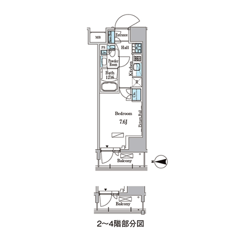 パークアクシス入谷｜間取図