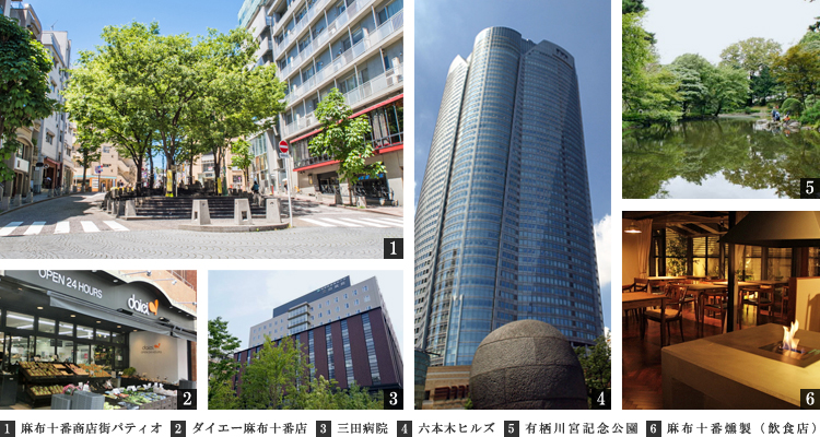 パークアクシス南麻布：周辺環境