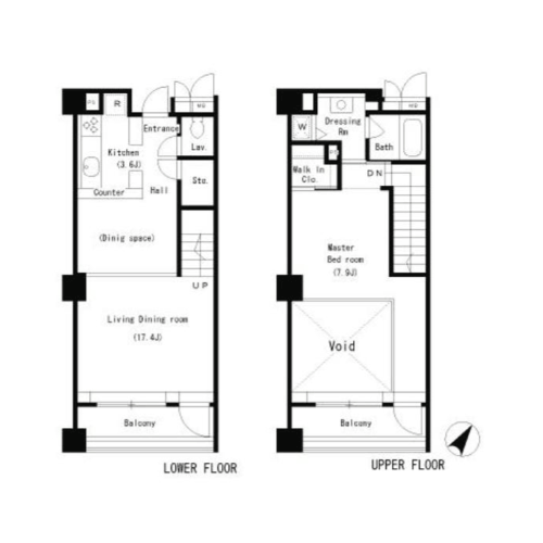 パークアクシス南麻布：間取図