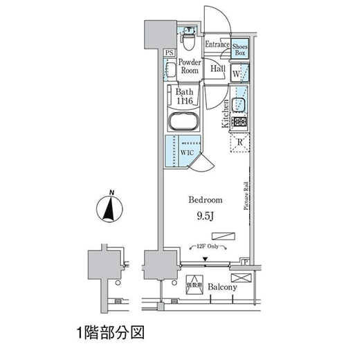 パークアクシス森下：間取図