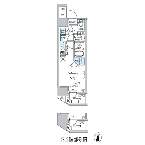 パークアクシス森下：間取図