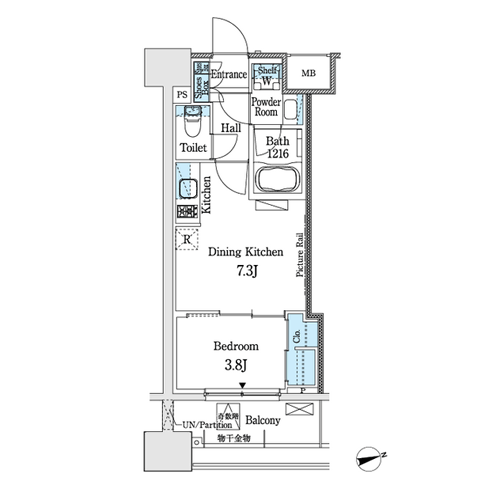パークアクシス御茶ノ水ヒルトップ：間取図