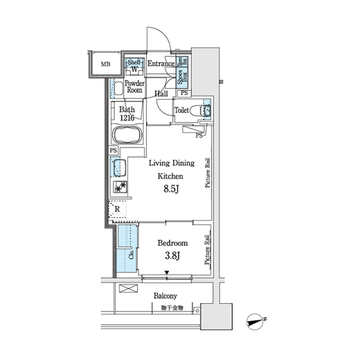 パークアクシス御茶ノ水ヒルトップ：間取図