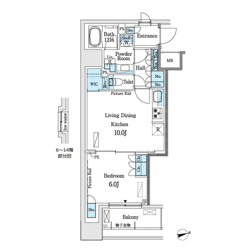 パークアクシス御茶ノ水ヒルトップ：間取図