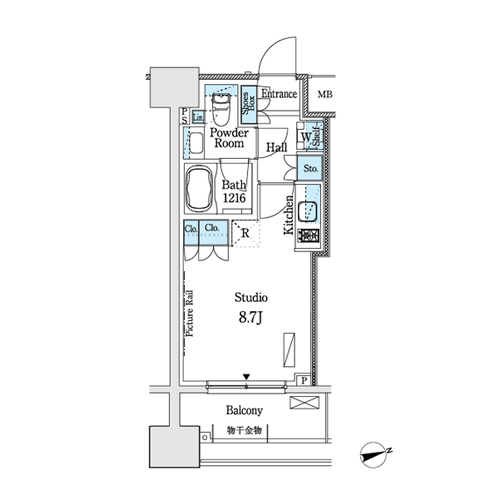 パークアクシス御茶ノ水ヒルトップ：間取図