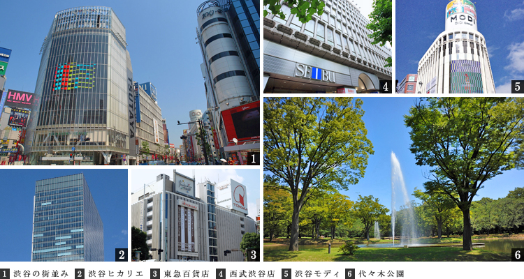 パークアクシス渋谷神山町：周辺環境