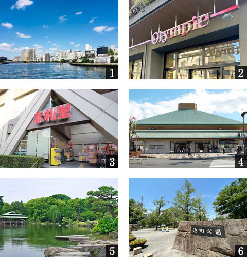 高級賃貸マンション：パークアクシス新大橋：周辺環境画像